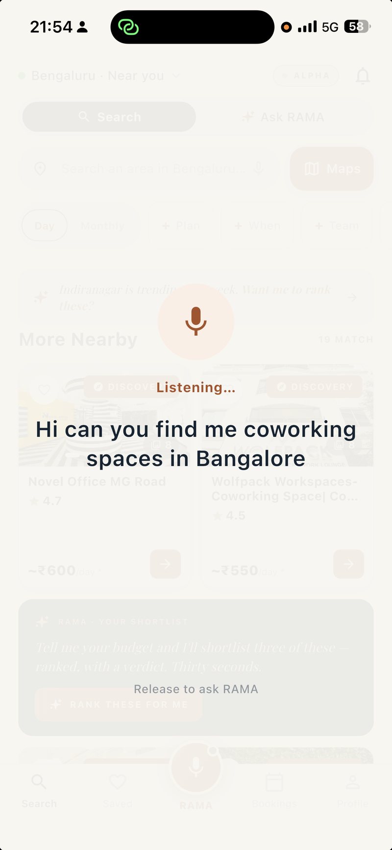 78flex voice search listening for a spoken brief